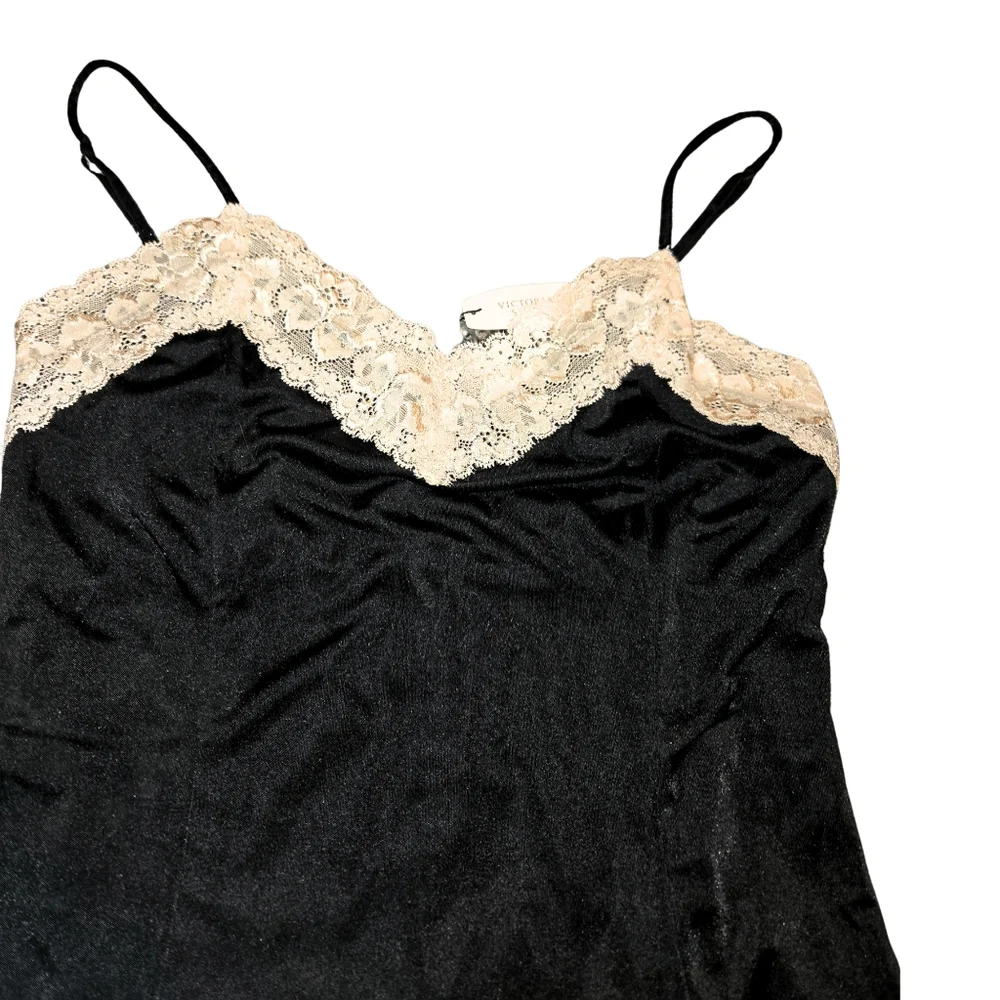 Y2K Victoria's Secret NWT Lace Trim Cami Tank, sz. S - Picture 3 of 12